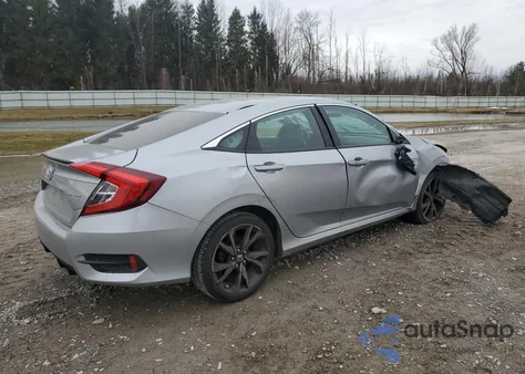 2019 Honda Civic Sport from USA, damaged, VIN 2HGFC2F81KH553671